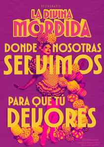 Branding y cartelería Restaurante La Divina Mordida
